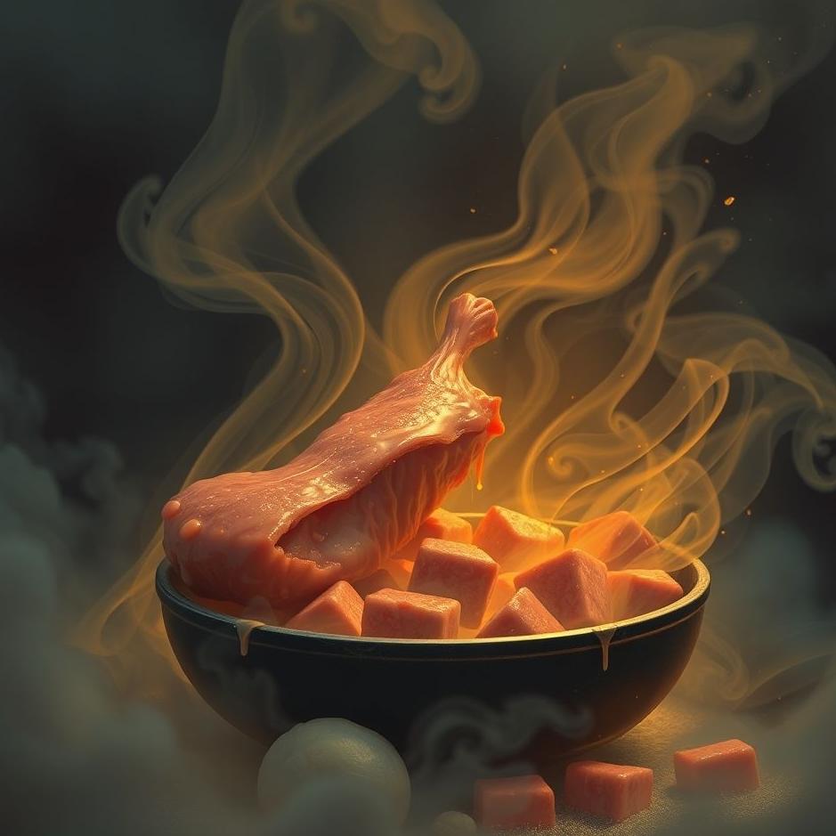 Dream : Cooking human meat in a dream