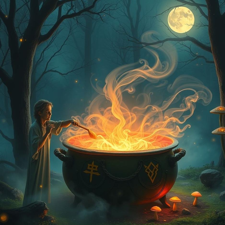 Dream : Cooking in a cauldron in a dream
