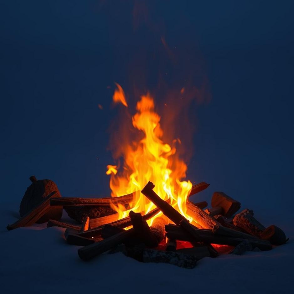 Dream : Cooking in the fire in the dream