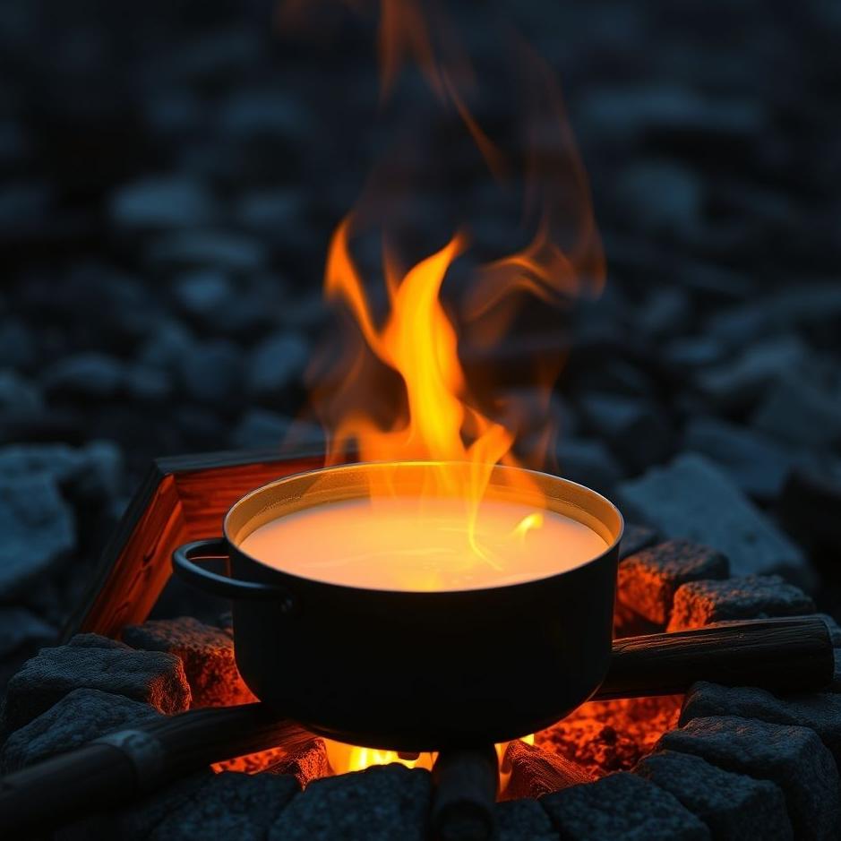 Dream Dictionary : Cooking milk in the fire in the dream