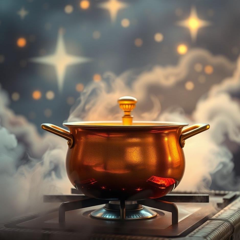 Dream : Cooking pot on the stove in a dream