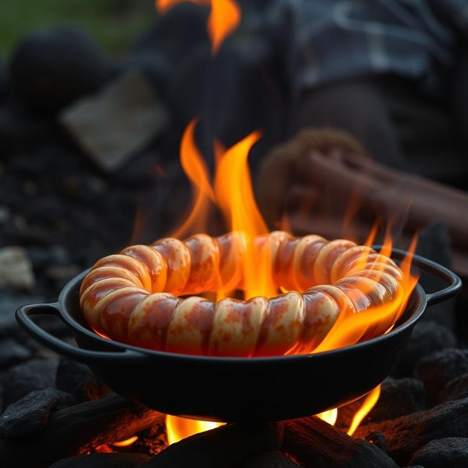 Dream Dictionary : Cooking sausage in fire in the dream