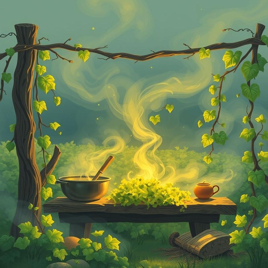 Dream : Cooking vines in the dream