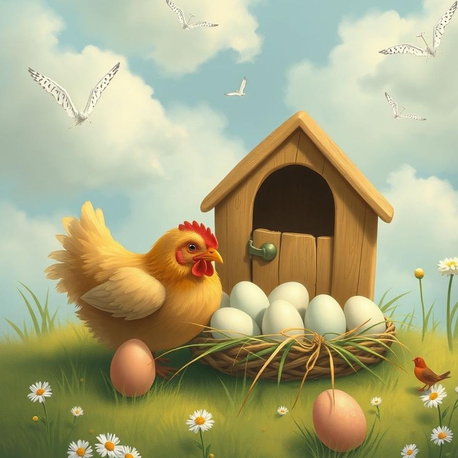 Dream : Coop and eggs in a dream