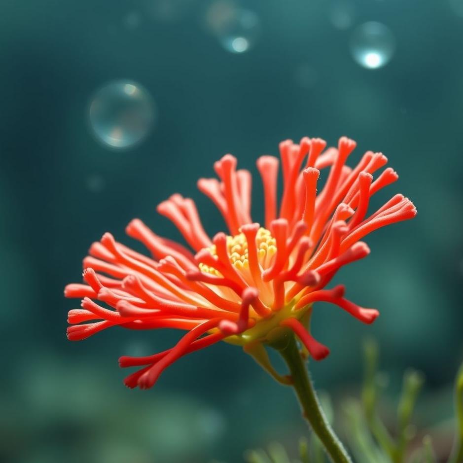 Dream : Coral flower in a dream
