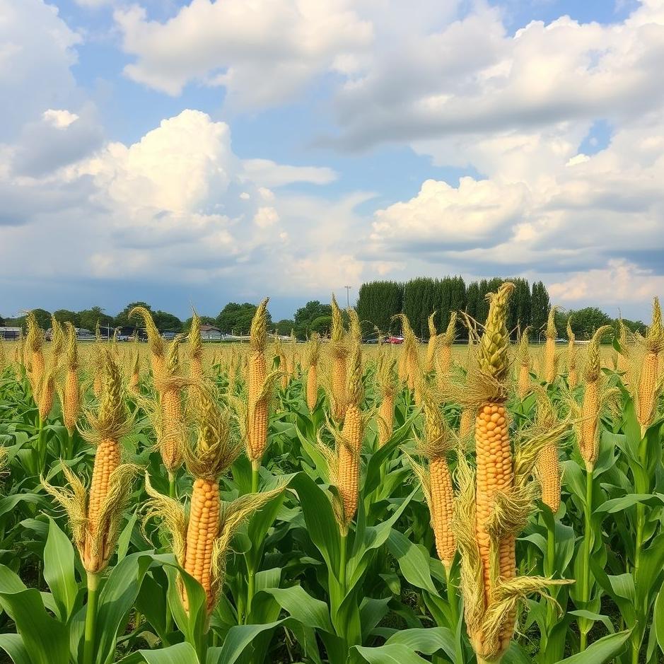 Dream : Corn garden in a dream