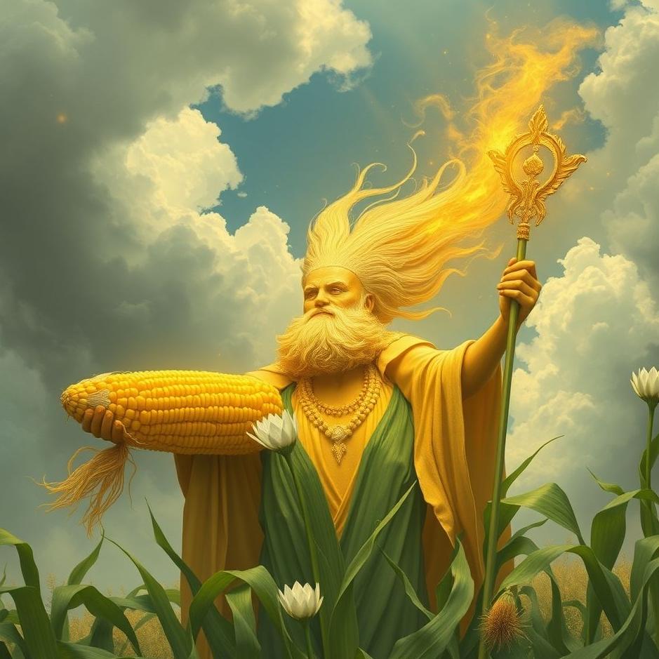 Dream : Corn god in a dream