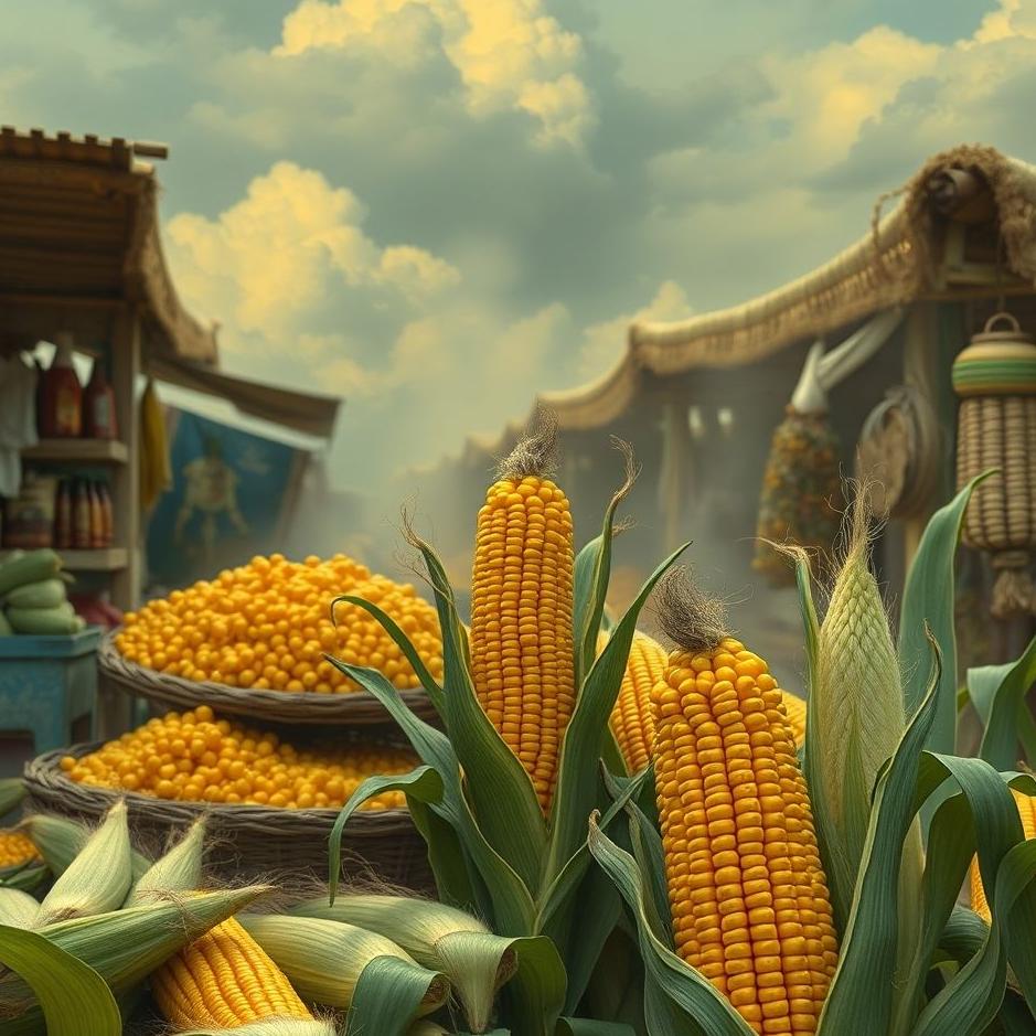 Dream : Corn in the market in a dream