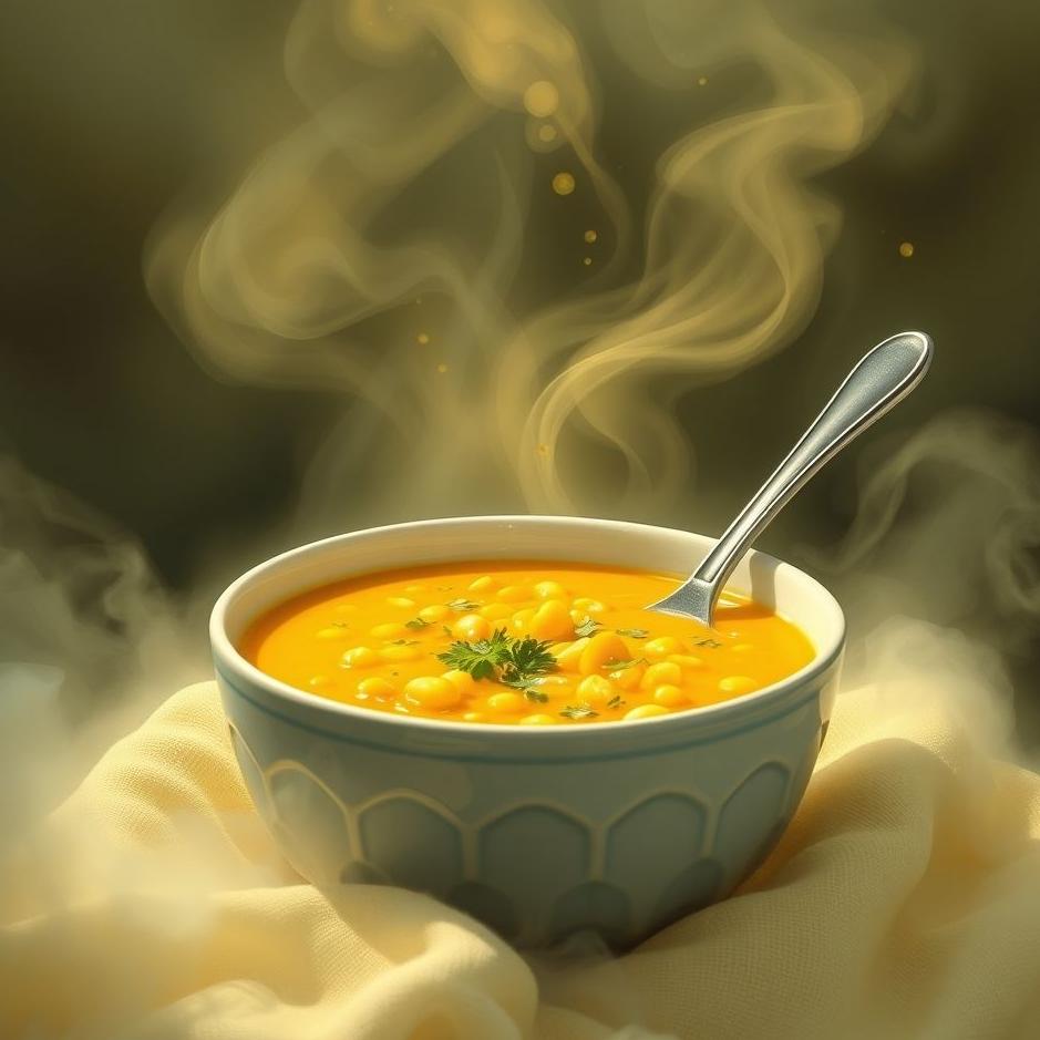 Dream : Corn soup in a dream