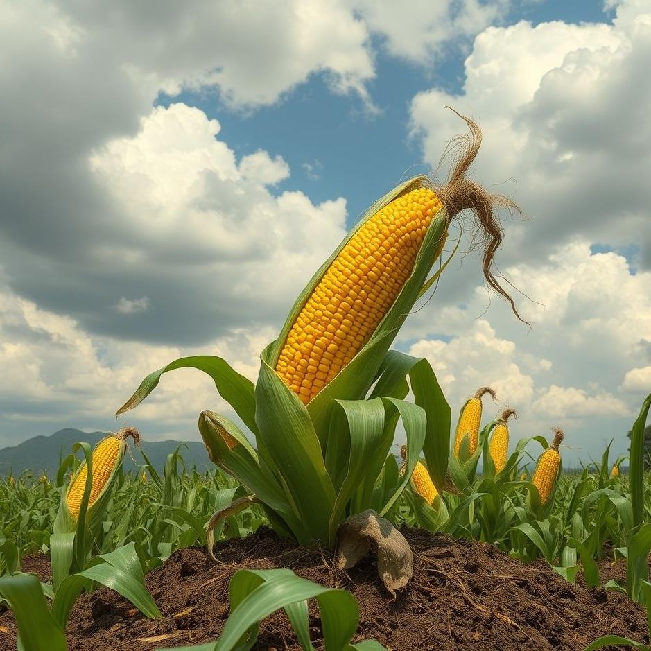Dream : Corn uprooting in a dream