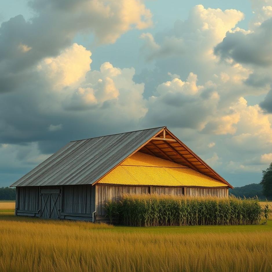 Dream : Corn warehouse in a dream