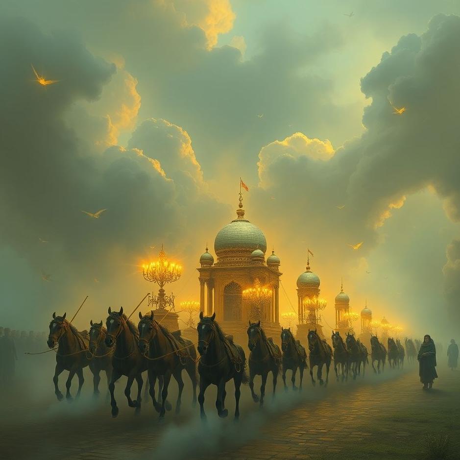 Dream : Cortege in a dream