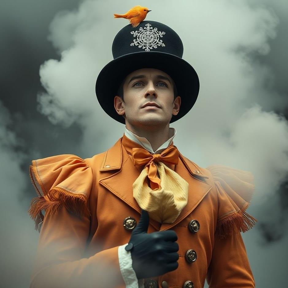 Dream : Costumed man in a dream