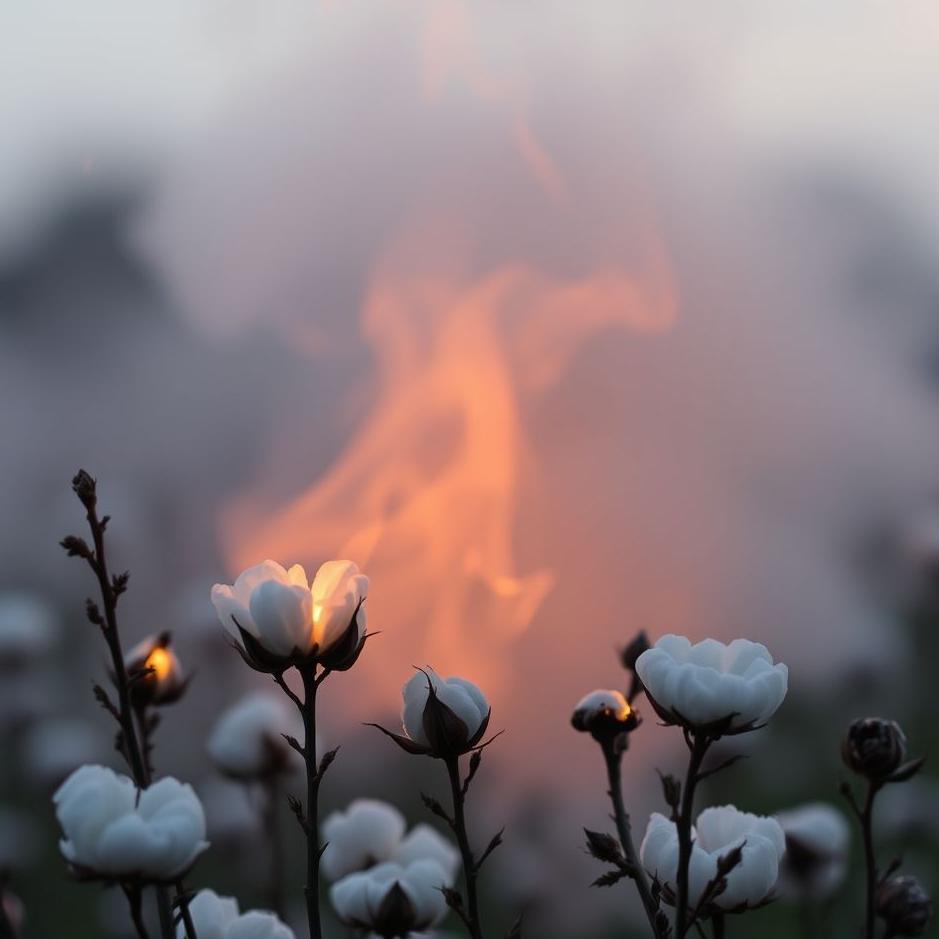 Dream : Cotton burning in a dream
