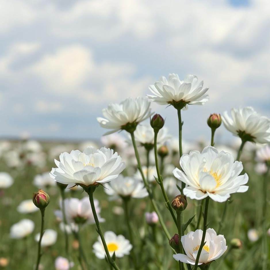 Dream : Cotton flowers in a dream