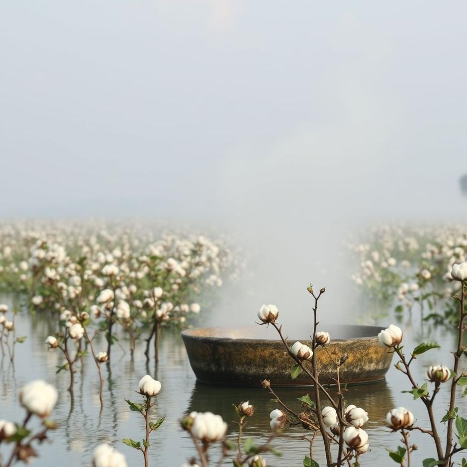 Dream : Cotton watering in a dream