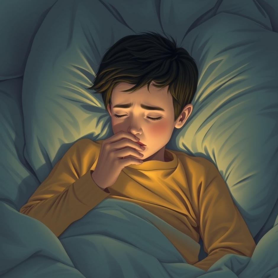 Dream : Coughing out loud in a dream