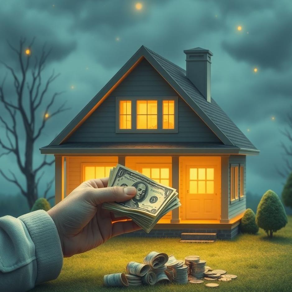 Dream : Counting money at home in a dream