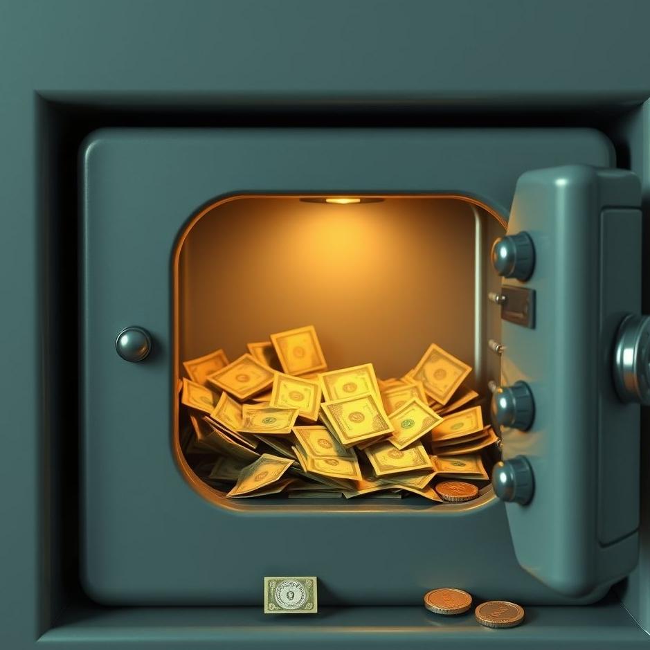 Dream : Counting money in a safe in a dream