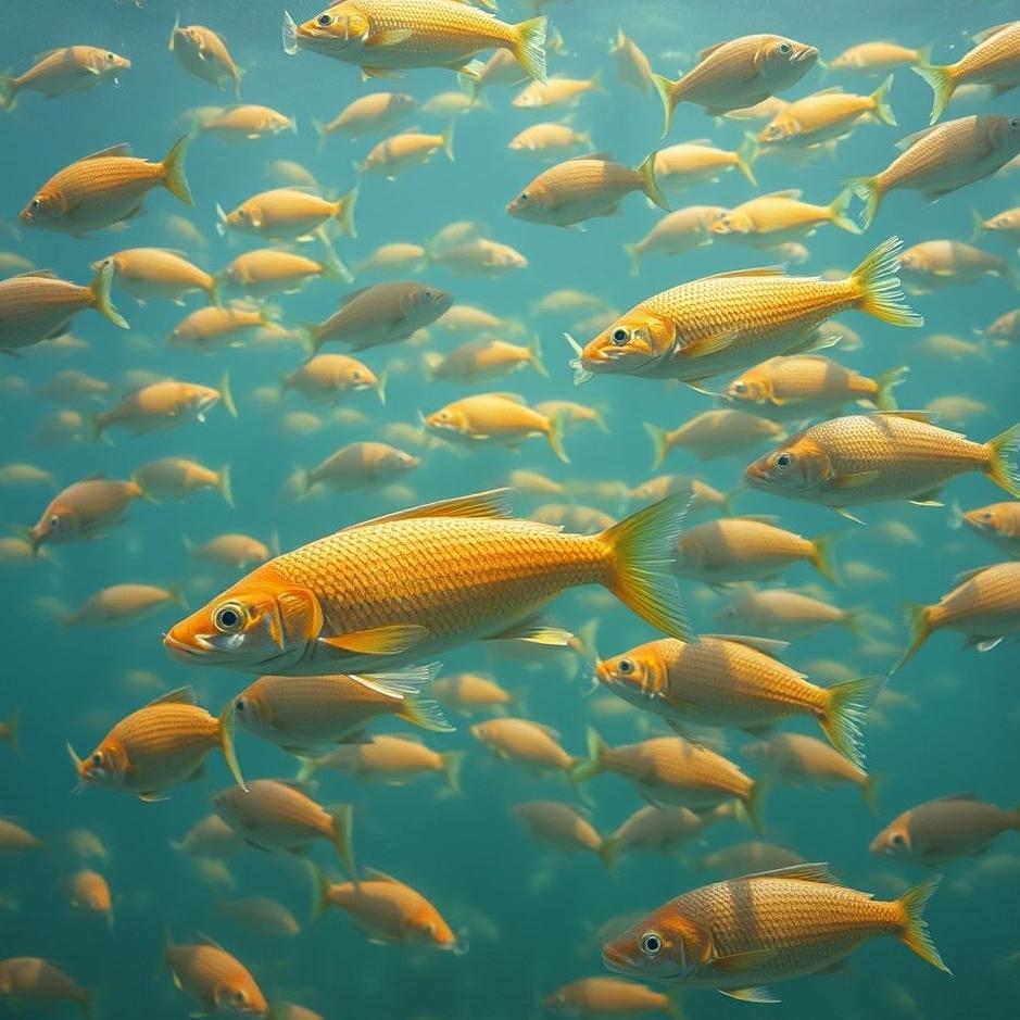 Dream : Countless fish in a dream