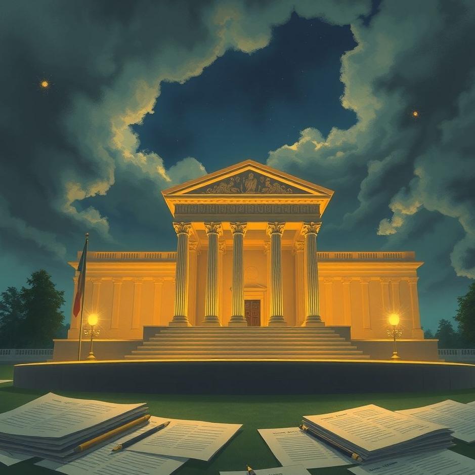 Dream : Court documents in a dream