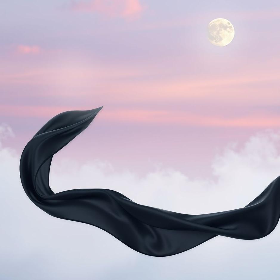 Dream : Covering a black scarf in a dream