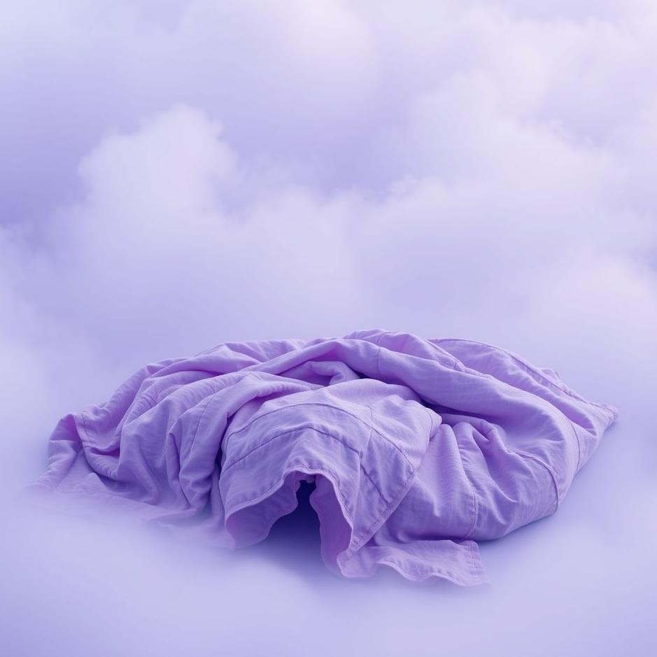 Dream : Covering a purple blanket in a dream