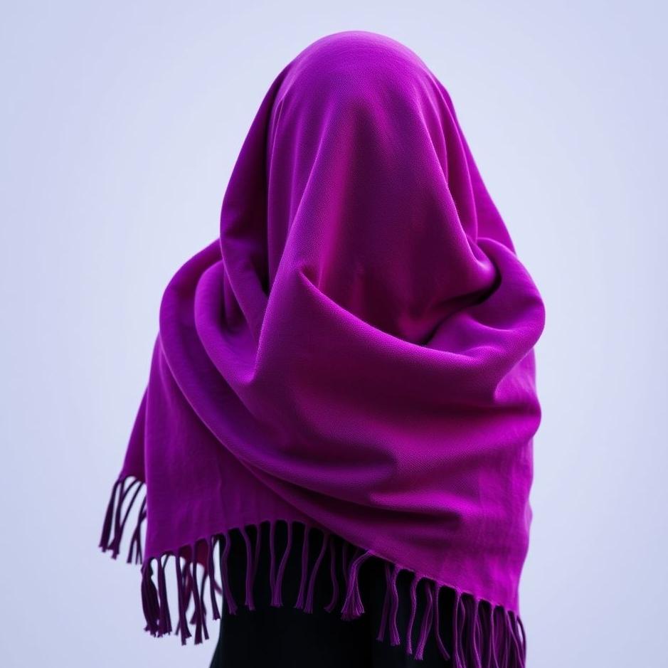 Dream : Covering a purple shawl