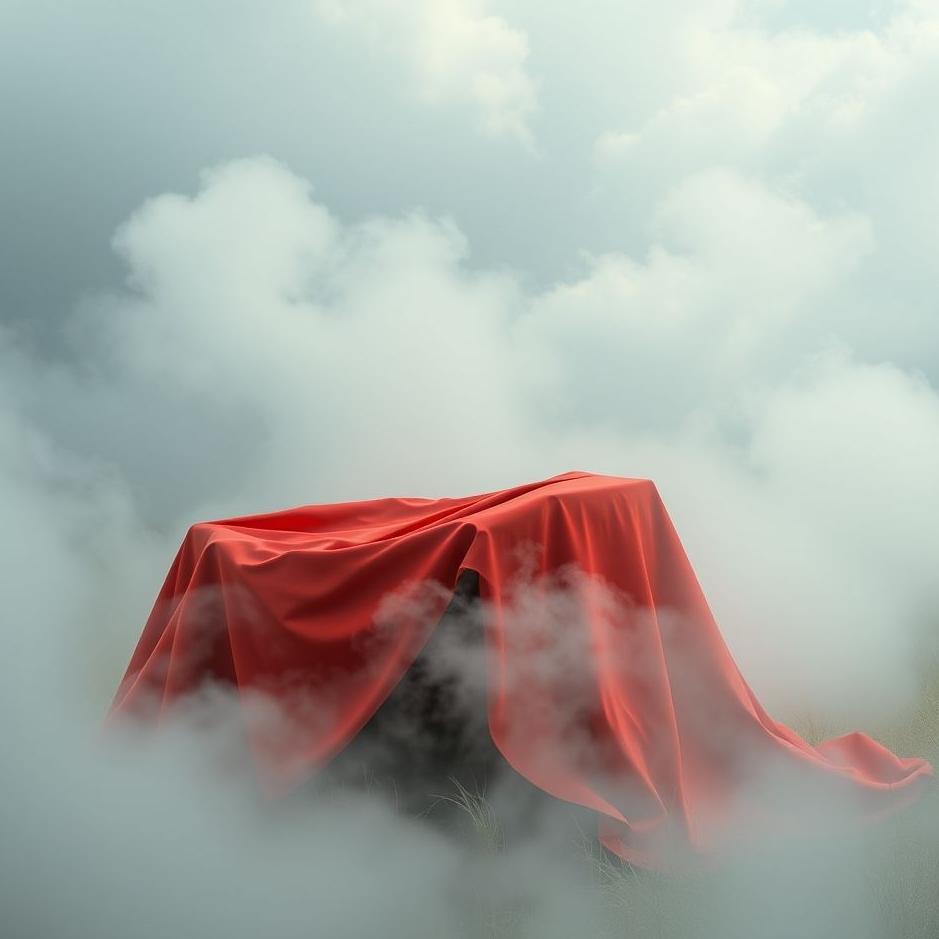 Dream : Covering a red cloth in a dream