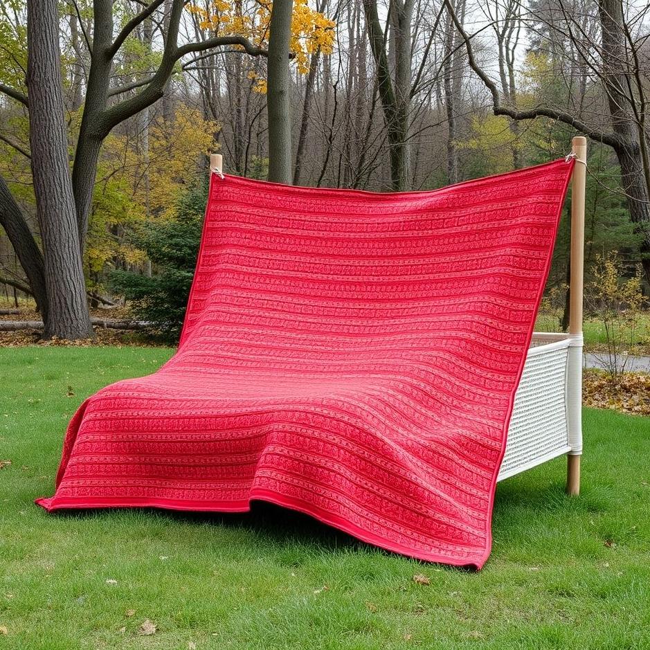 Dream : Covering a red quilt