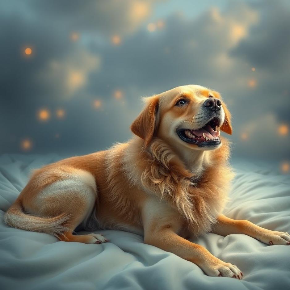 Dream : Covering up a dog in a dream