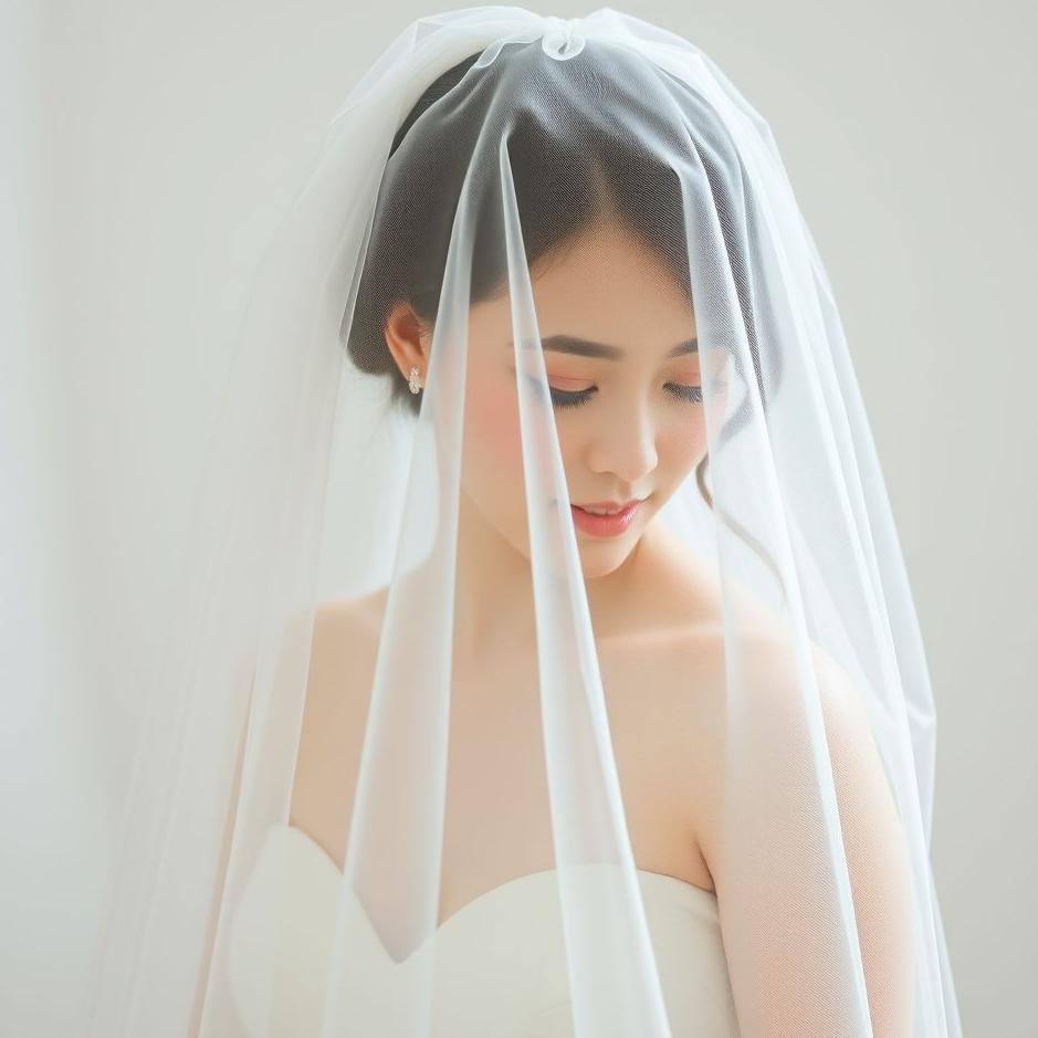 Dream : Covering your bride's veil in a dream