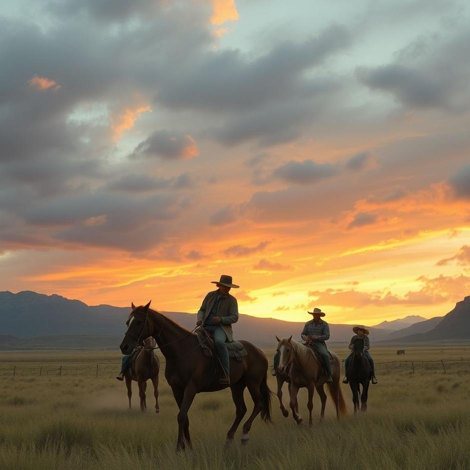 Dream : Cowboy movie in a dream