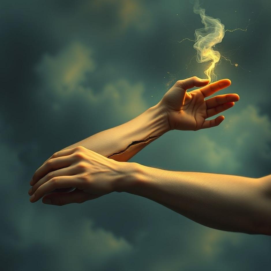 Dream : Cracked arm in a dream