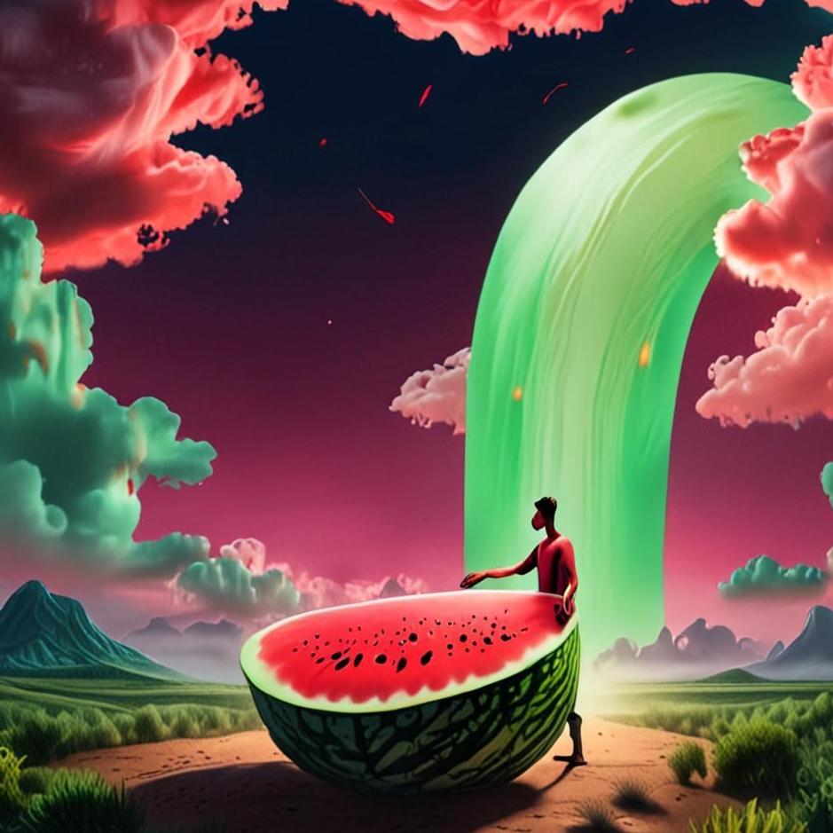 Dream : Cracking a watermelon in a dream