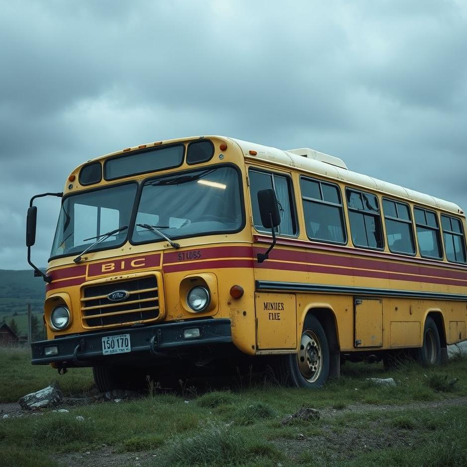 Dream : Crashed minibus in a dream