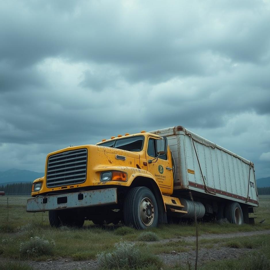 Dream : Crashed truck in a dream