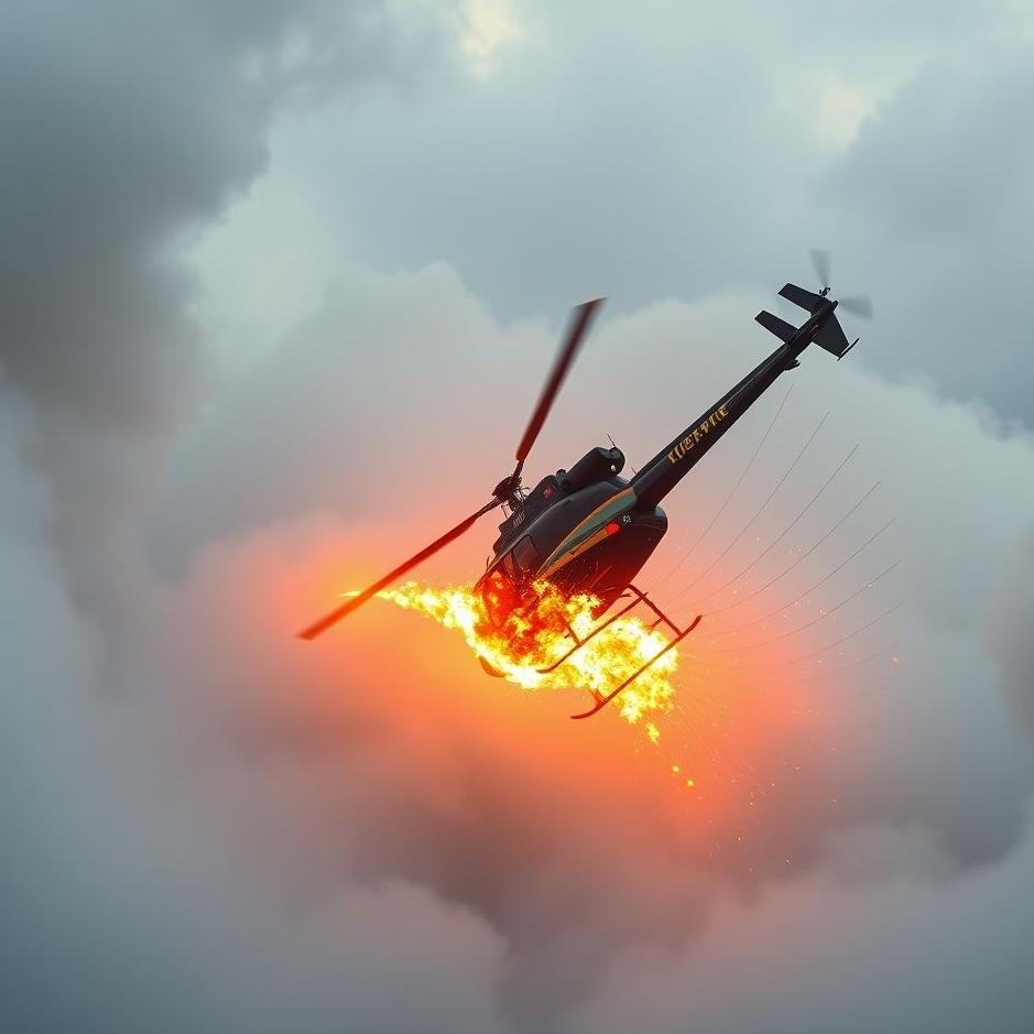 Dream : Crashing a helicopter in a dream