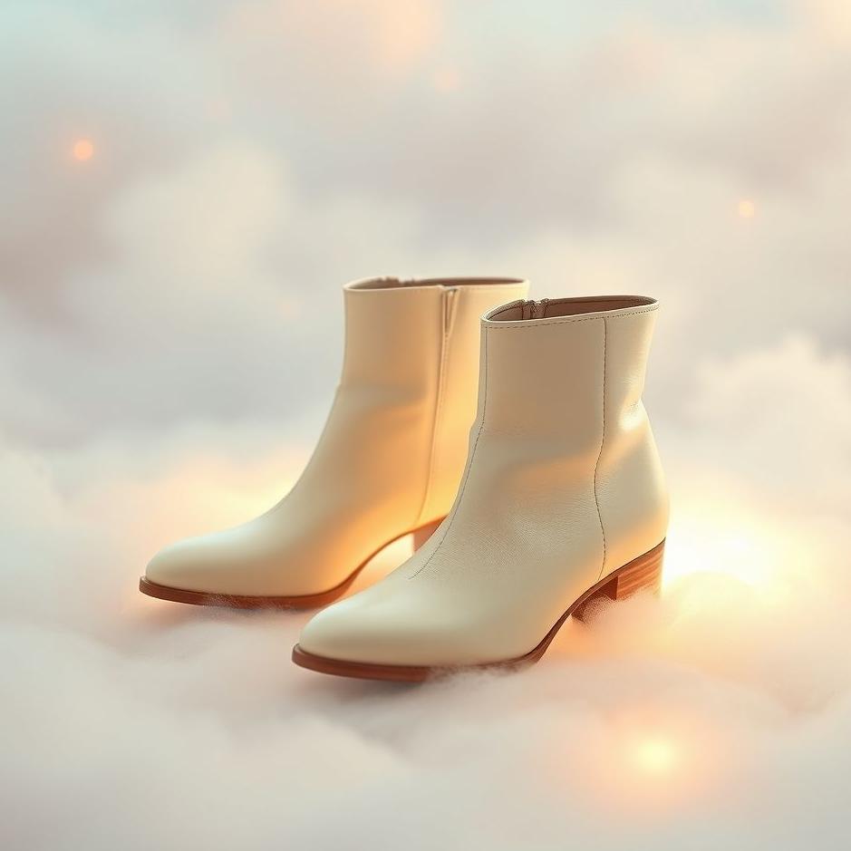 Dream : Cream boots in a dream
