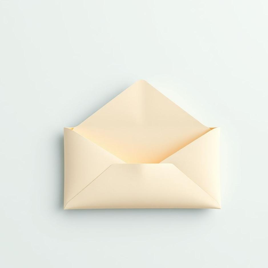 Dream : Cream-colored envelope in a dream