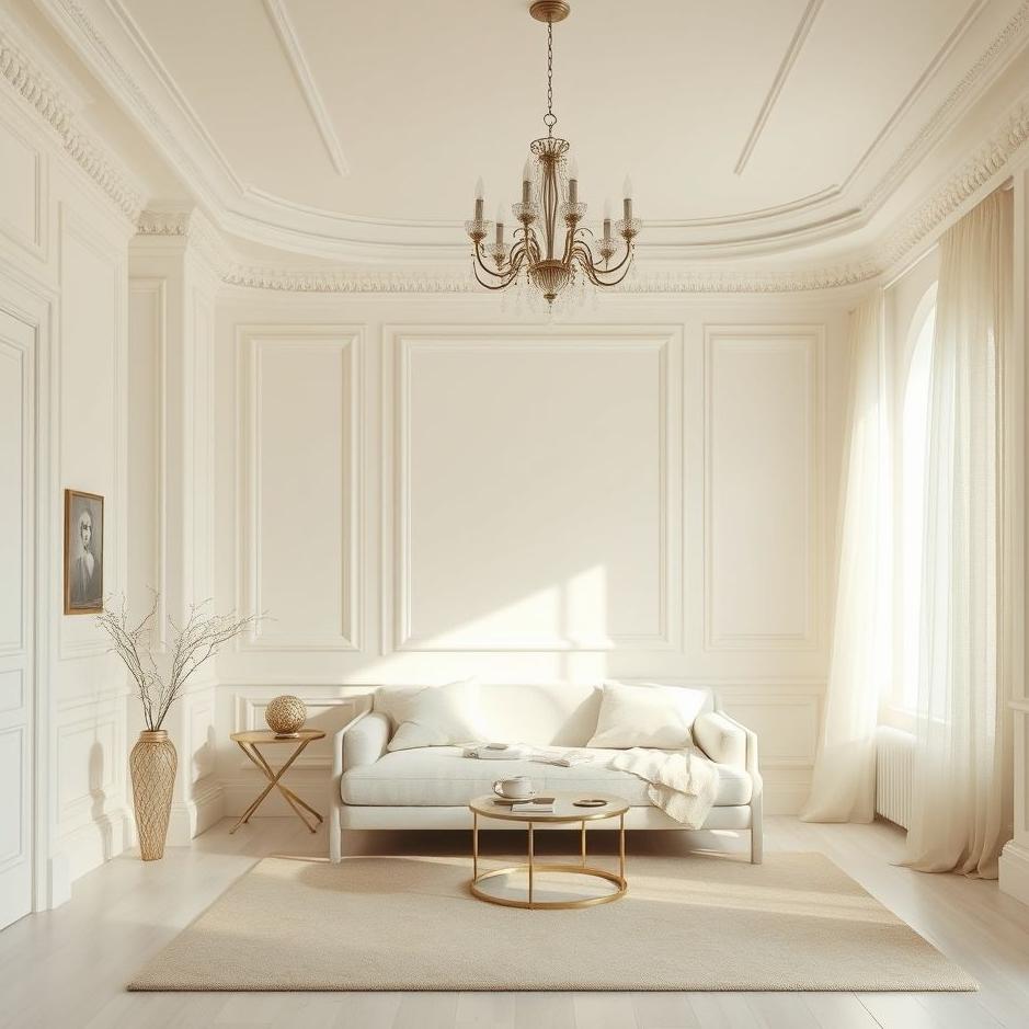 Dream : Cream-colored room in a dream