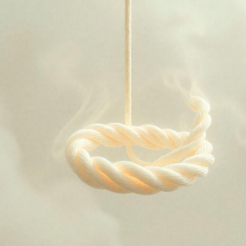 Dream : Cream-colored rope in a dream