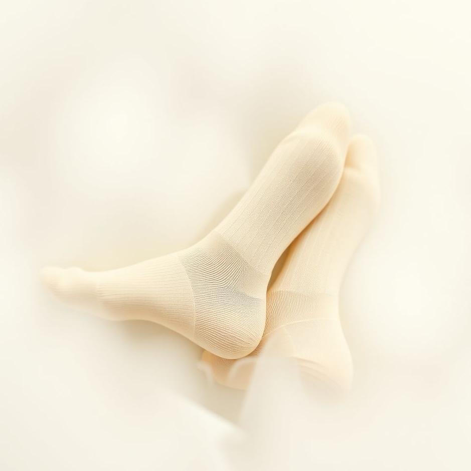 Dream : Cream-colored socks in a dream