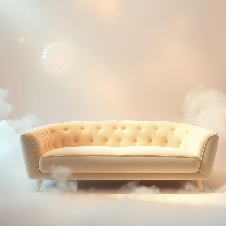Dream : Cream-colored sofa in a dream
