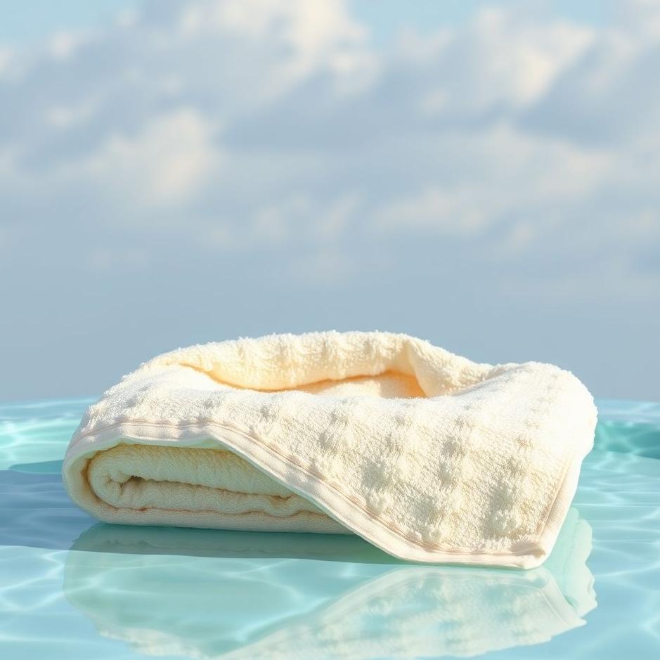 Dream : Cream towel in a dream