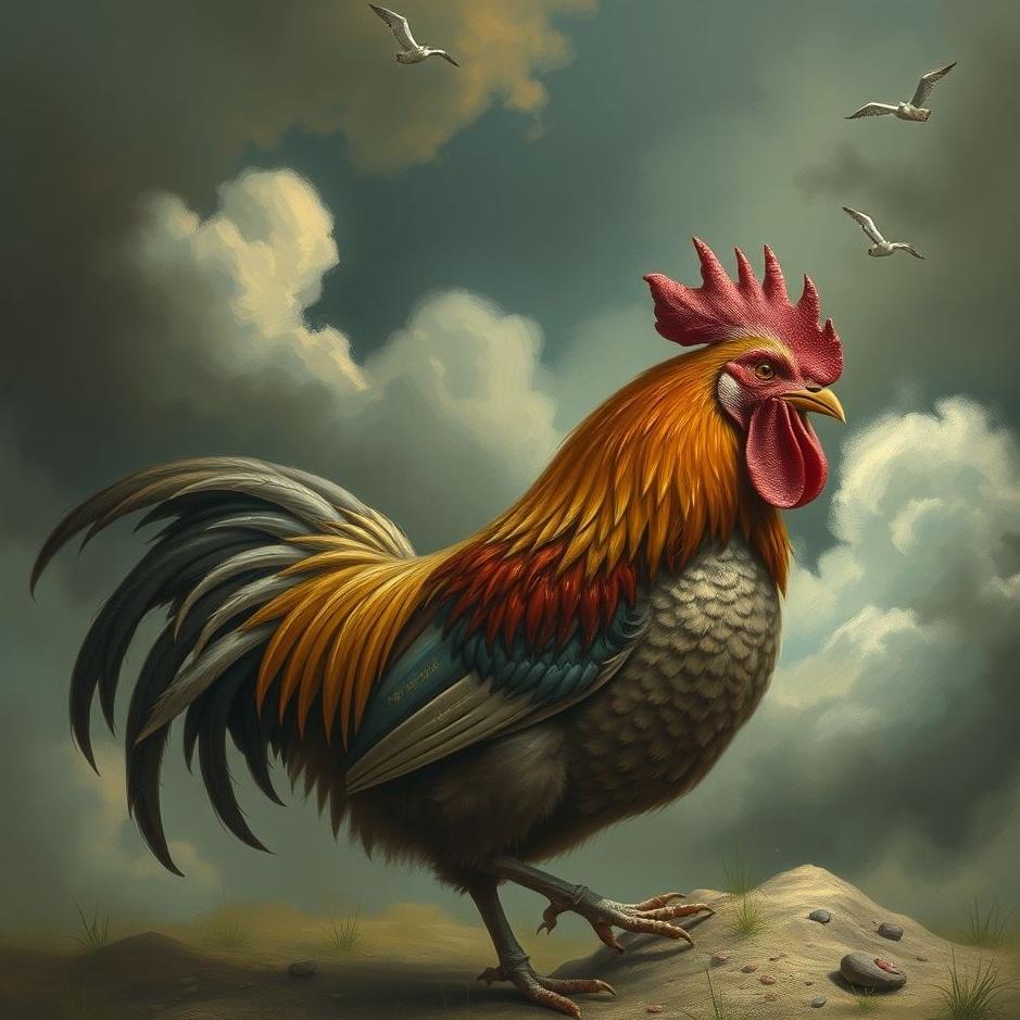 Dream : Crippled rooster in a dream