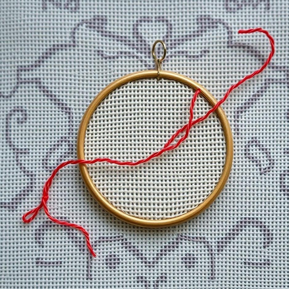 Dream : Cross-stitch thread in a dream