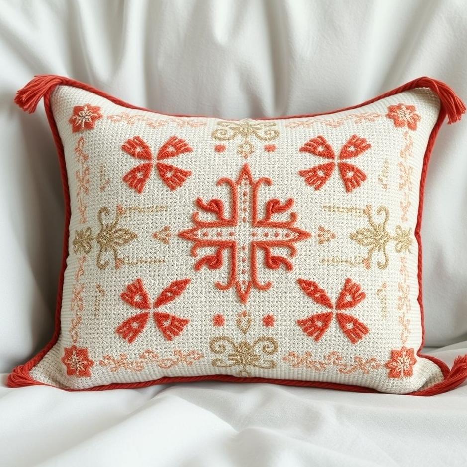 Dream : Cross-stitched pillow in a dream
