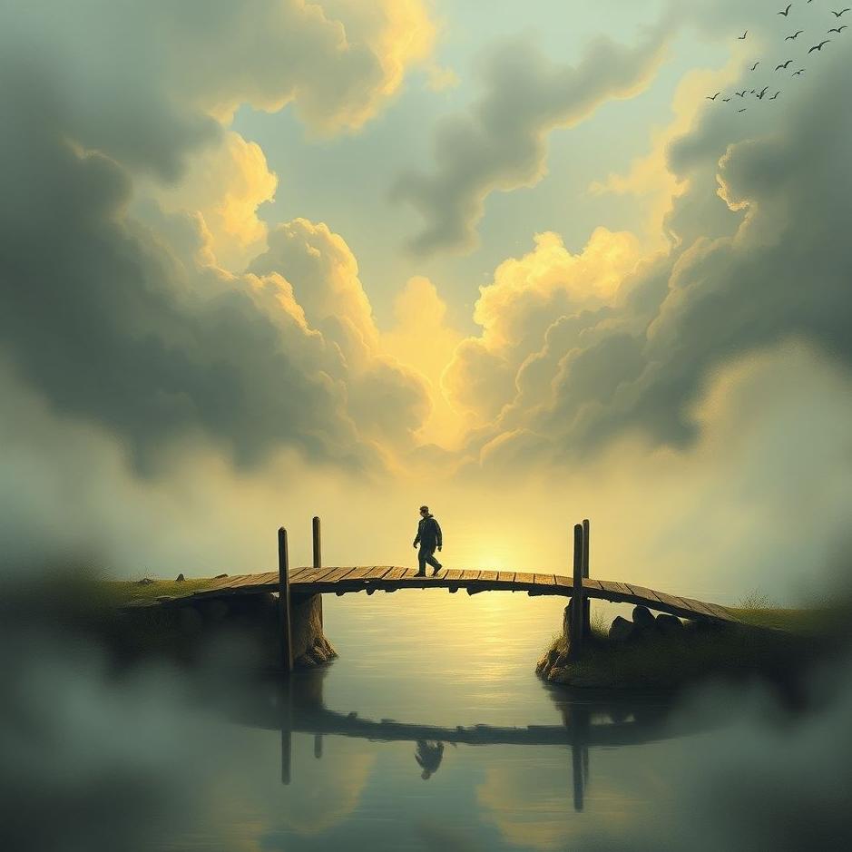 Dream : Crossing a broken bridge in a dream