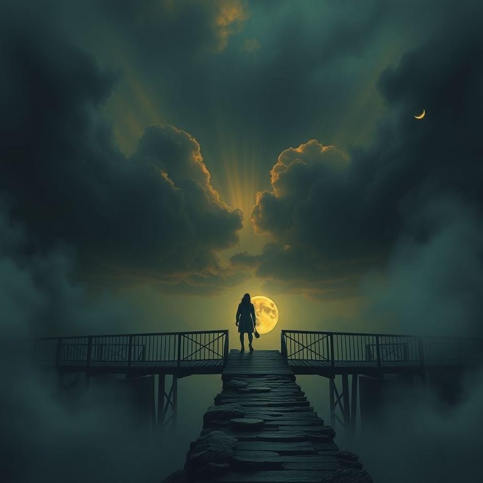 Dream : Crossing a dark bridge in a dream
